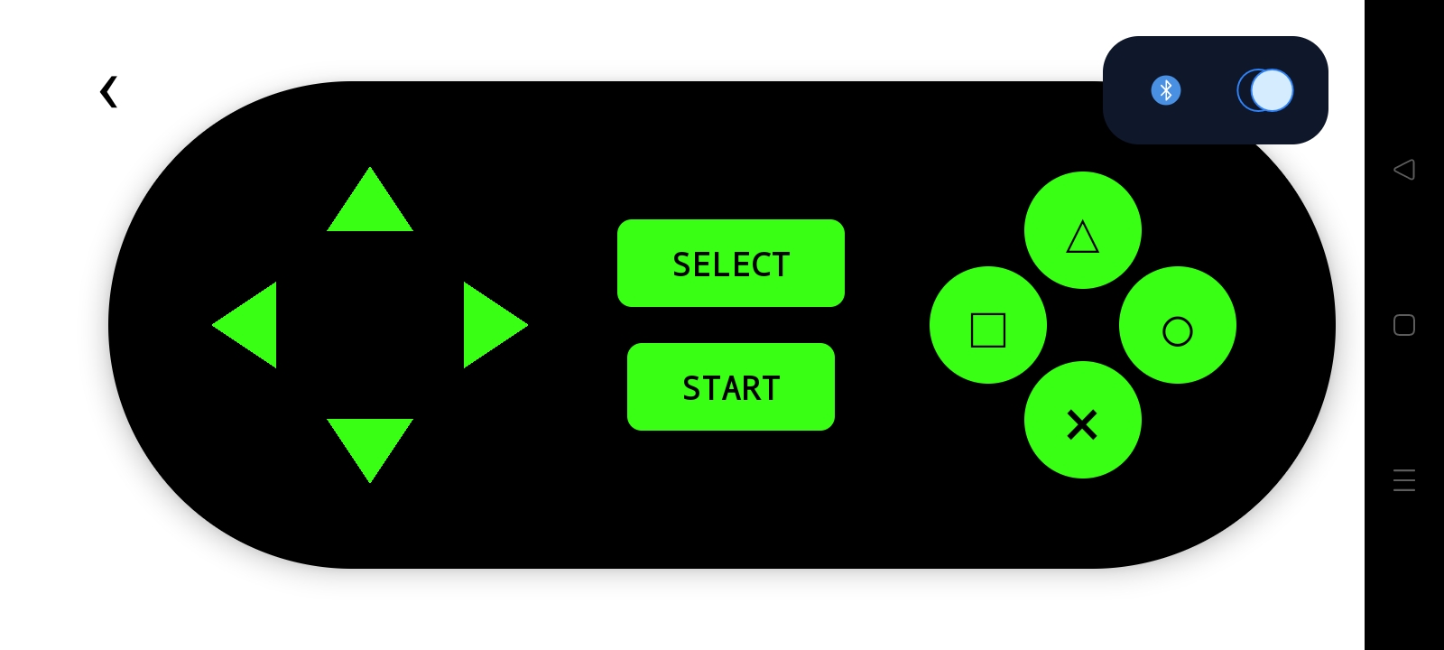 App UI Gamepad Control